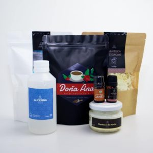Kit Shampoo Solido de Cafe