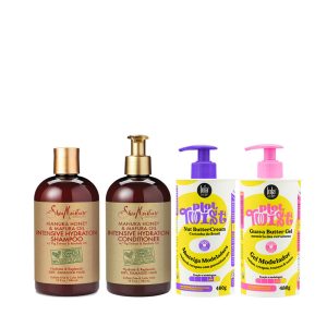 Pack método curly rizos con porosidad alta cabello rizado grueso