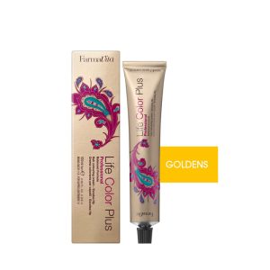 Tinte permanente Life Color Plus tonos dorados GOLDENS 100ml de Farmavita